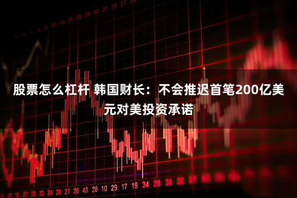 股票怎么杠杆 韩国财长：不会推迟首笔200亿美元对美投资承诺